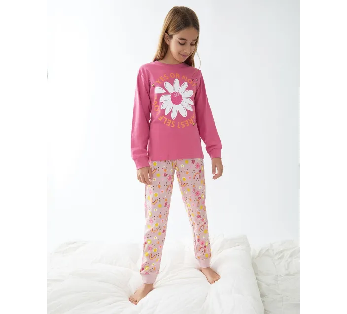 Pijama Niña M/L Interlock Yes/Not